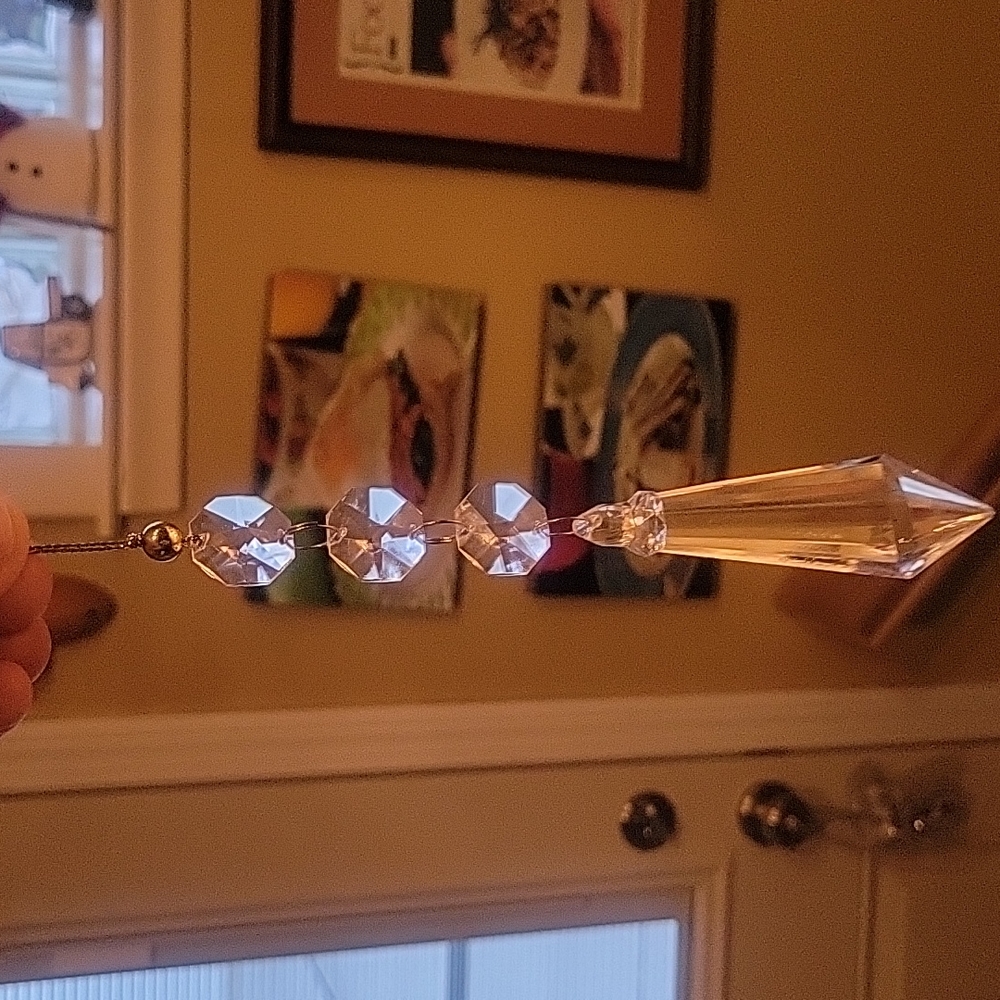 Set of 5 Christmas hanging crystals - Picture 8 of 10